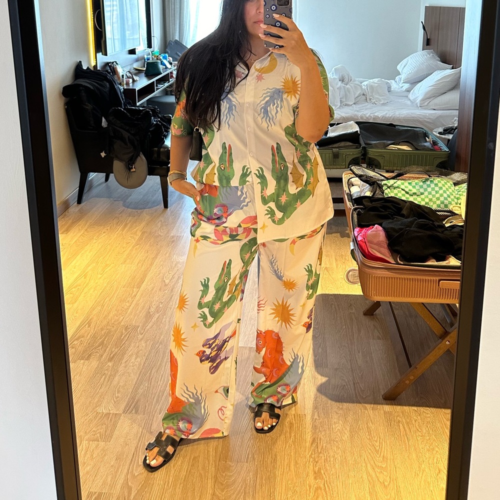 Colorful Print Matching Set